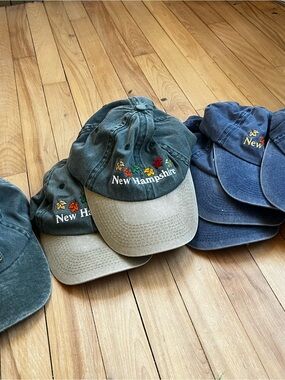 New Hampshire Embroidered Hat Lot of 7
